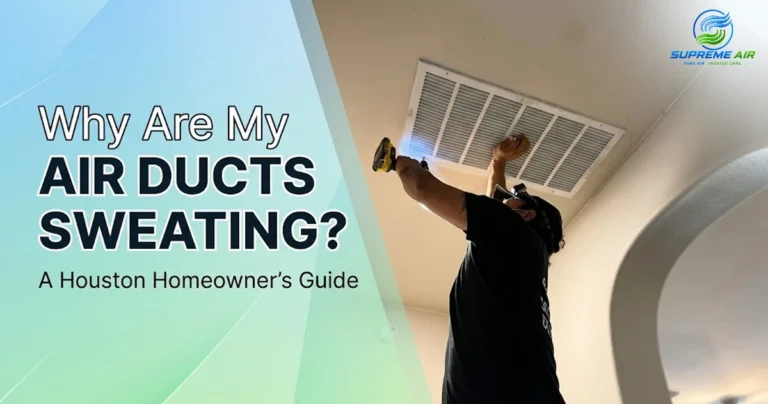 why are my air ducts sweating